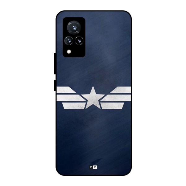 American Shield Metal Back Case for Vivo V21 5G