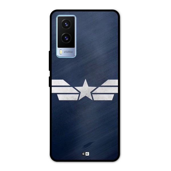 American Shield Metal Back Case for Vivo V21e 5G