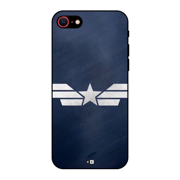 American Shield Metal Back Case for iPhone 8