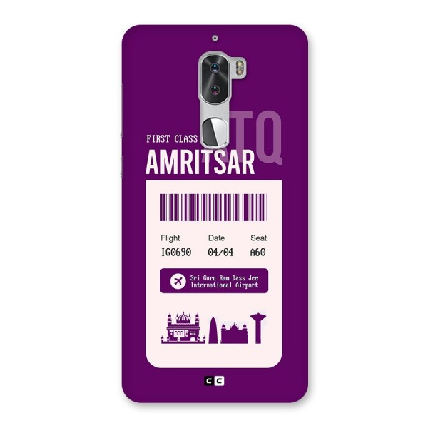 Amritsar Boarding Pass Back Case for Coolpad Cool 1