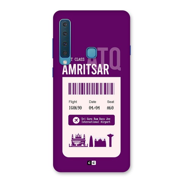 Amritsar Boarding Pass Back Case for Galaxy A9 (2018)