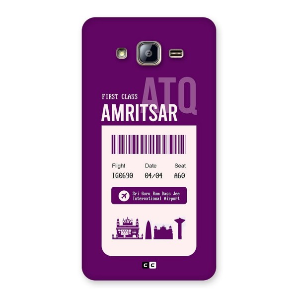 Amritsar Boarding Pass Back Case for Galaxy On5