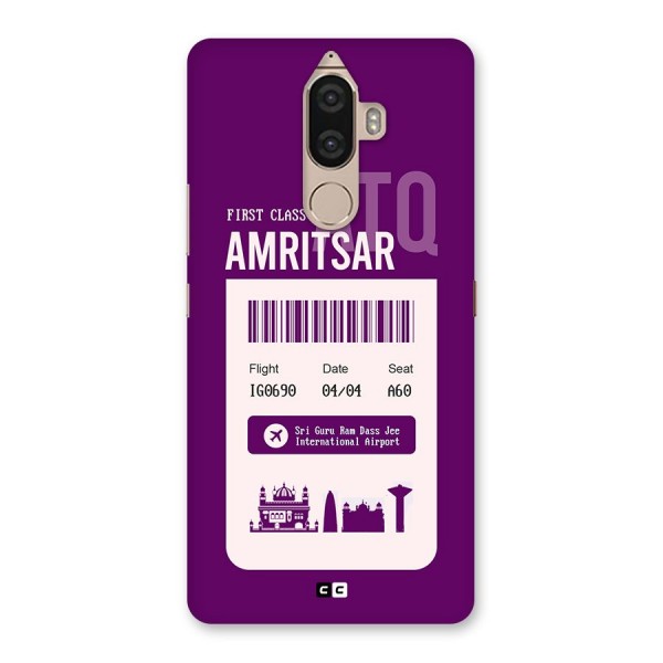 Amritsar Boarding Pass Back Case for Lenovo K8 Note