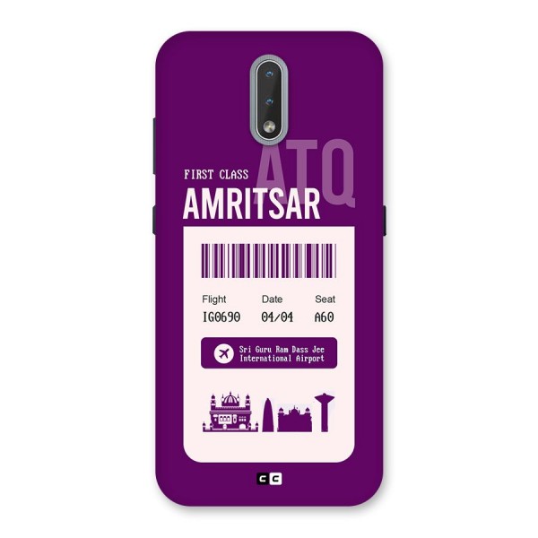 Amritsar Boarding Pass Back Case for Nokia 2.3