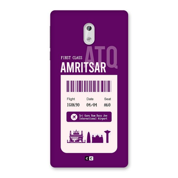 Amritsar Boarding Pass Back Case for Nokia 3