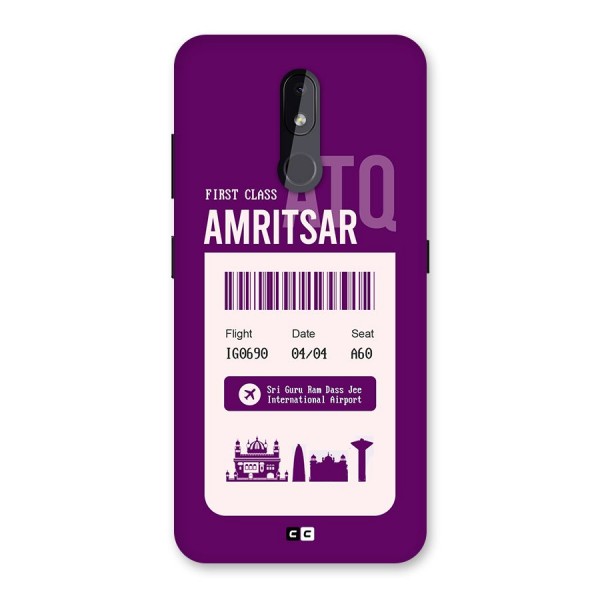 Amritsar Boarding Pass Back Case for Nokia 3.2