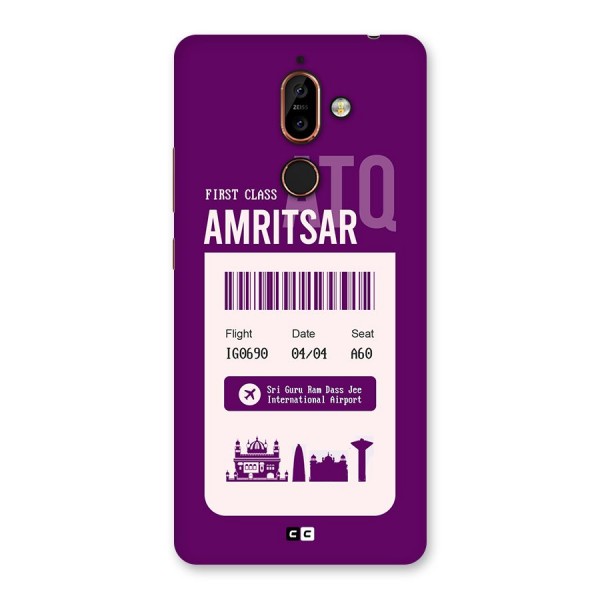 Amritsar Boarding Pass Back Case for Nokia 7 Plus