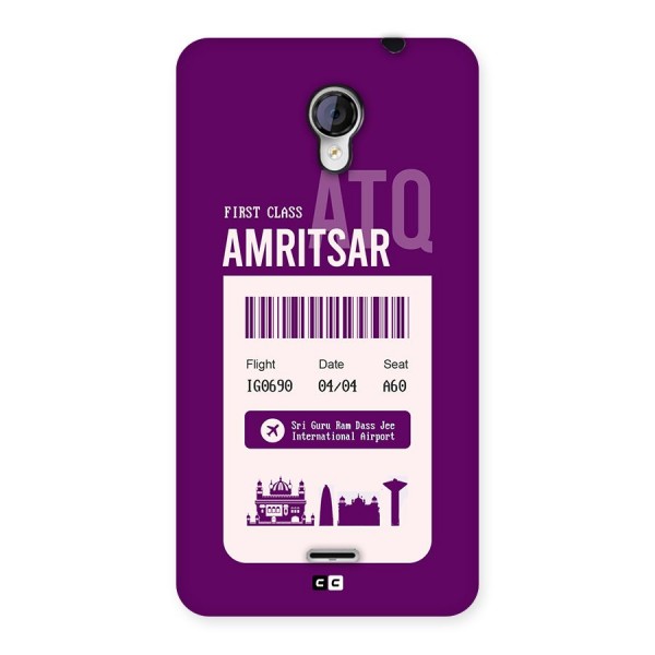 Amritsar Boarding Pass Back Case for Unite 2 A106