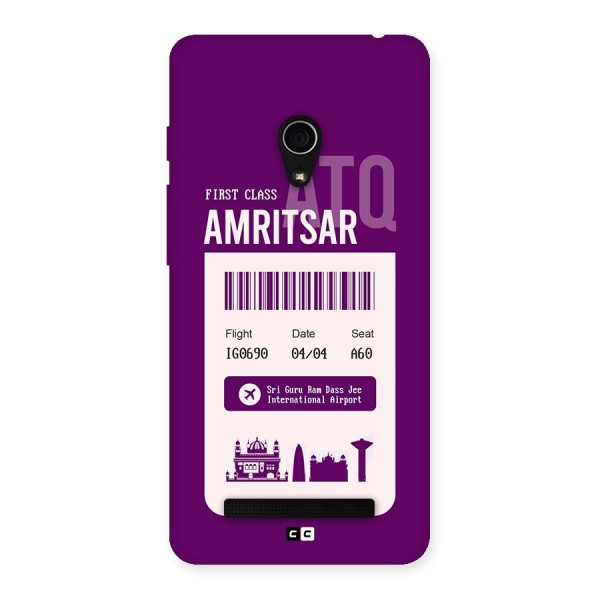 Amritsar Boarding Pass Back Case for Zenfone 5