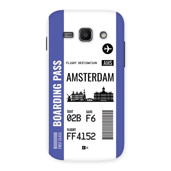 Amsterdam Boarding Pass Back Case for Galaxy Ace3