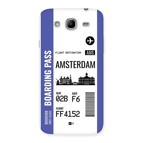 Amsterdam Boarding Pass Back Case for Galaxy Mega 5.8