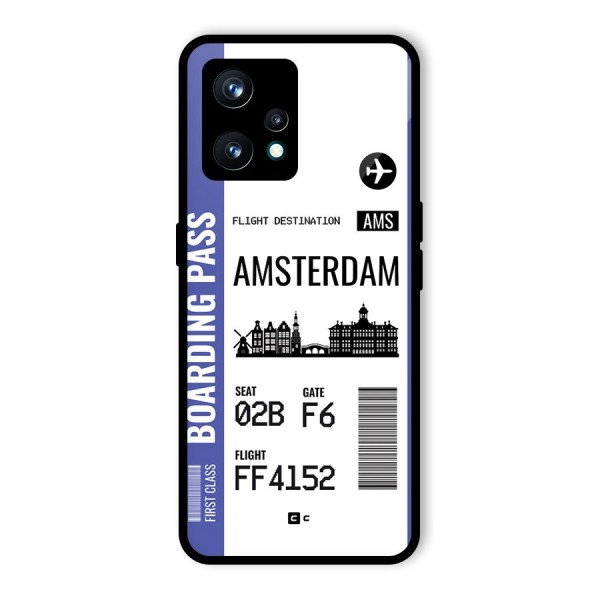 Amsterdam Boarding Pass Back Case for Realme 9