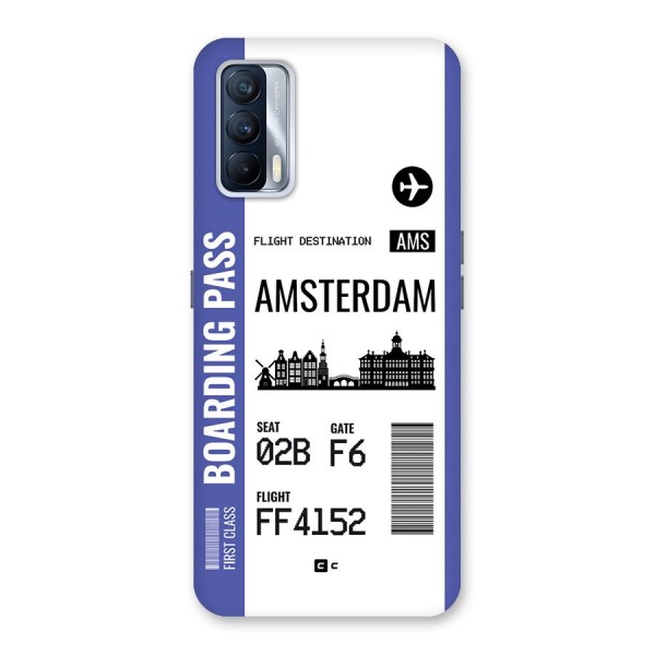 Amsterdam Boarding Pass Back Case for Realme X7