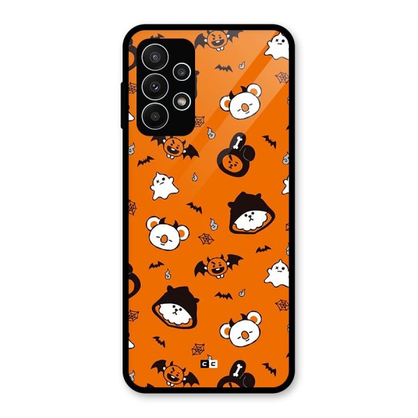 Amuse Halloween Glass Back Case for Galaxy A23