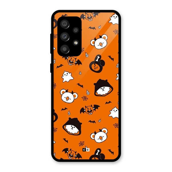 Amuse Halloween Glass Back Case for Galaxy A32