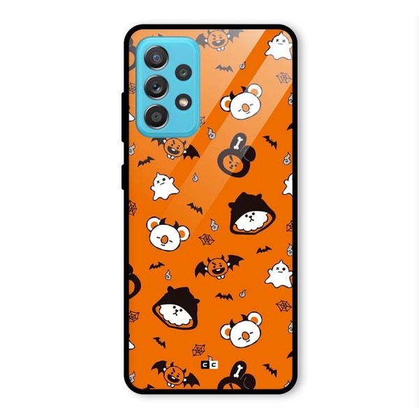 Amuse Halloween Glass Back Case for Galaxy A52