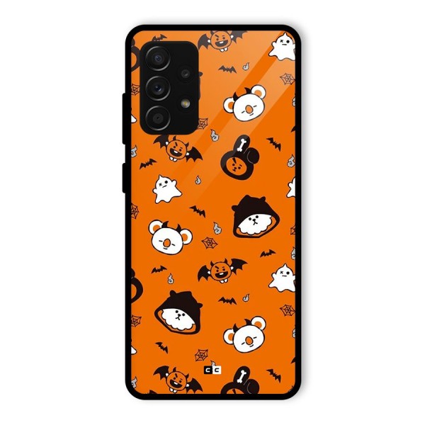 Amuse Halloween Glass Back Case for Galaxy A53 5G