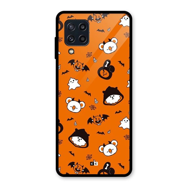 Amuse Halloween Glass Back Case for Galaxy M32