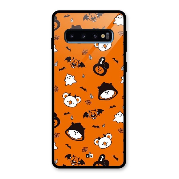 Amuse Halloween Glass Back Case for Galaxy S10