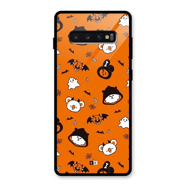 Amuse Halloween Glass Back Case for Galaxy S10 Plus