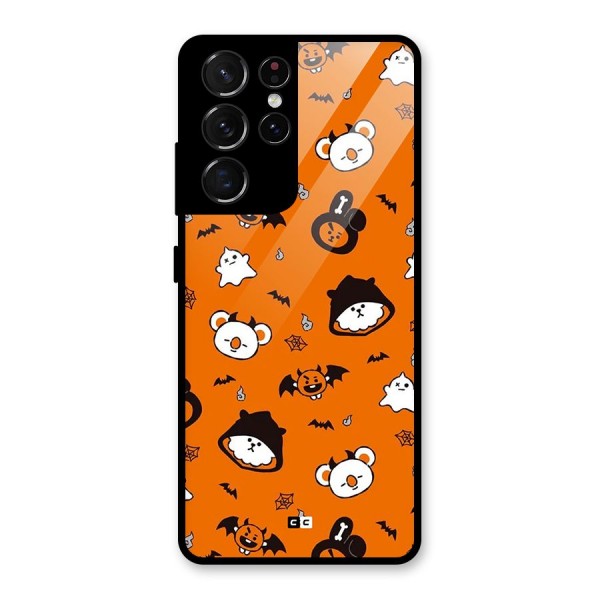 Amuse Halloween Glass Back Case for Galaxy S21 Ultra 5G