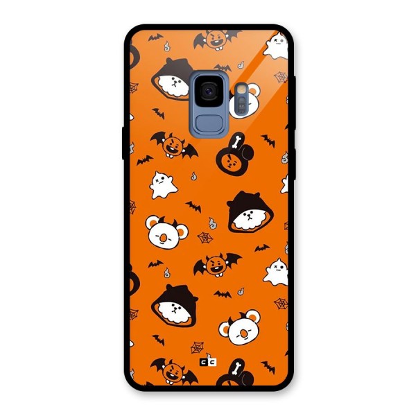 Amuse Halloween Glass Back Case for Galaxy S9