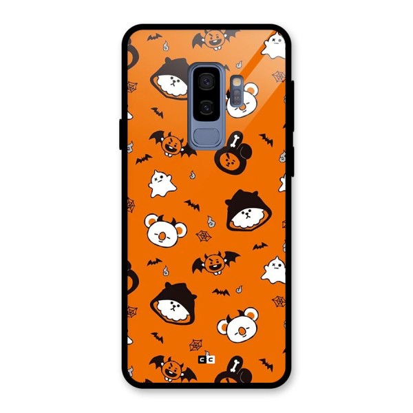 Amuse Halloween Glass Back Case for Galaxy S9 Plus