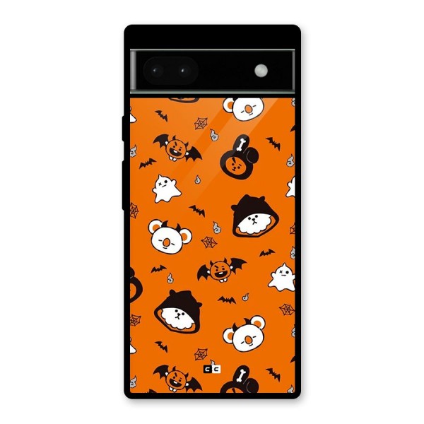 Amuse Halloween Glass Back Case for Google Pixel 6a