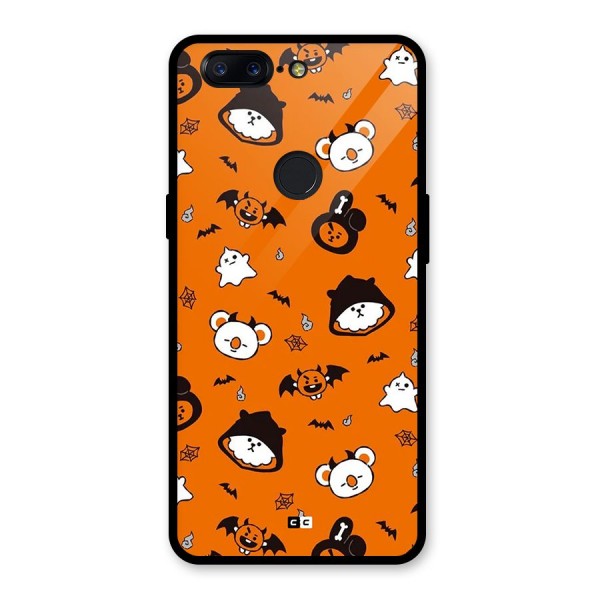 Amuse Halloween Glass Back Case for OnePlus 5T