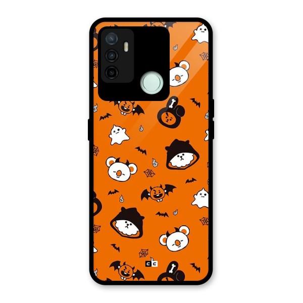 Amuse Halloween Glass Back Case for Oppo A53