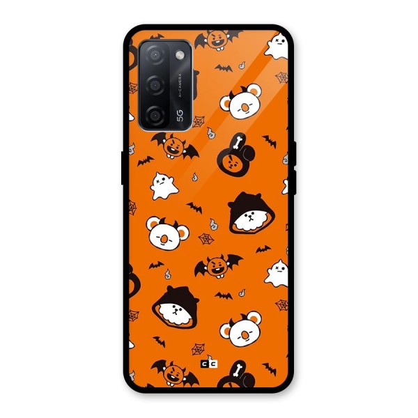 Amuse Halloween Glass Back Case for Oppo A53s 5G