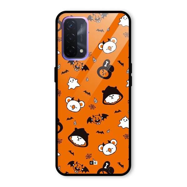 Amuse Halloween Glass Back Case for Oppo A74 5G