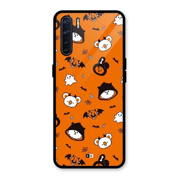 Amuse Halloween Glass Back Case for Oppo F15