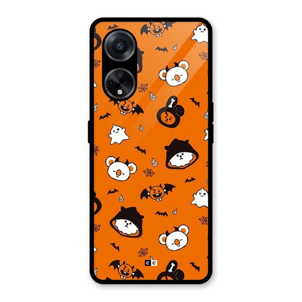 Amuse Halloween Glass Back Case for Oppo F23