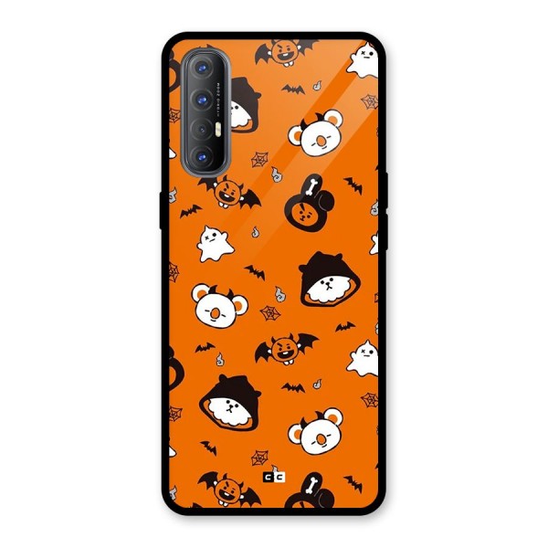 Amuse Halloween Glass Back Case for Oppo Reno3 Pro