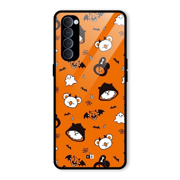 Amuse Halloween Glass Back Case for Oppo Reno4 Pro