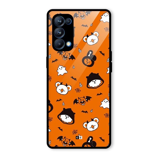 Amuse Halloween Glass Back Case for Oppo Reno5 Pro 5G