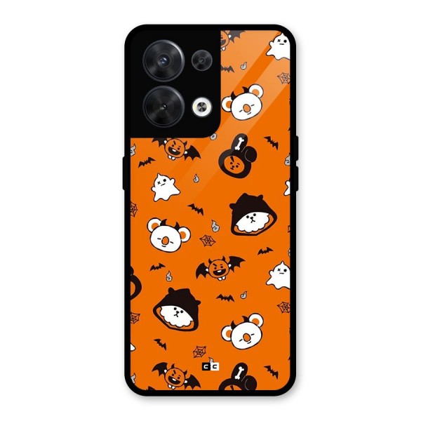 Amuse Halloween Glass Back Case for Oppo Reno8 5G