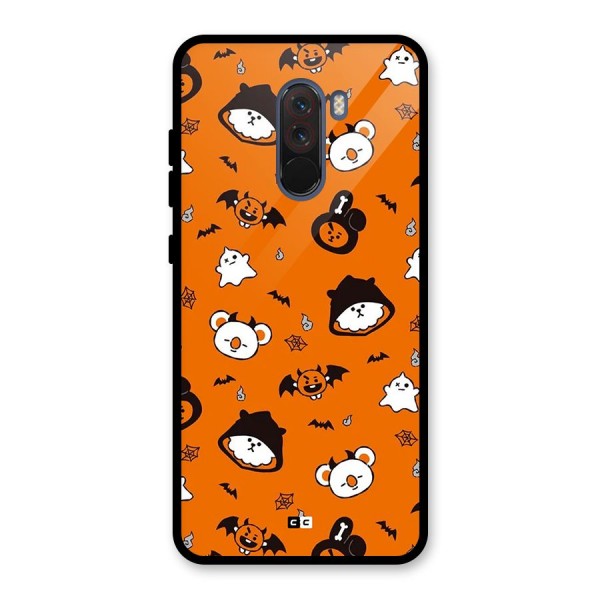 Amuse Halloween Glass Back Case for Poco F1