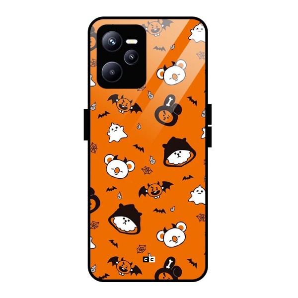 Amuse Halloween Glass Back Case for Realme C35