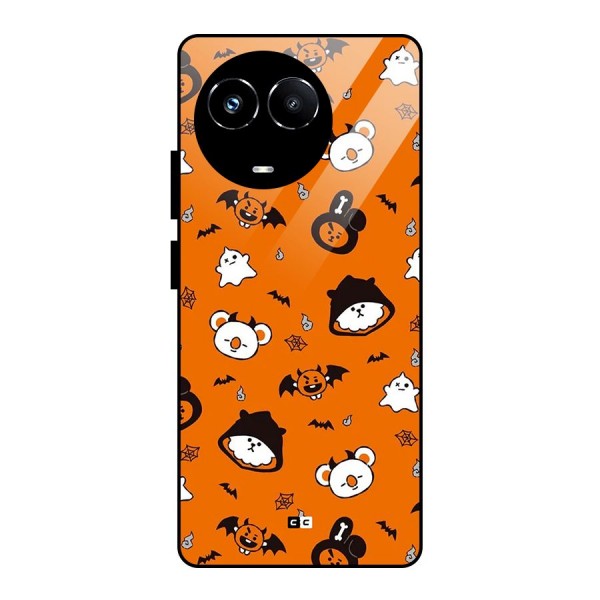 Amuse Halloween Glass Back Case for Realme Narzo 60X