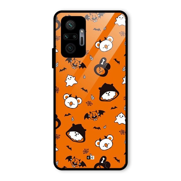 Amuse Halloween Glass Back Case for Redmi Note 10 Pro