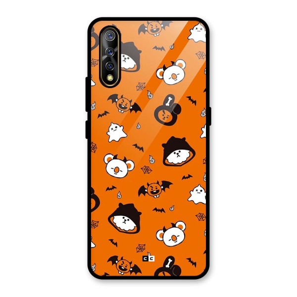 Amuse Halloween Glass Back Case for Vivo S1