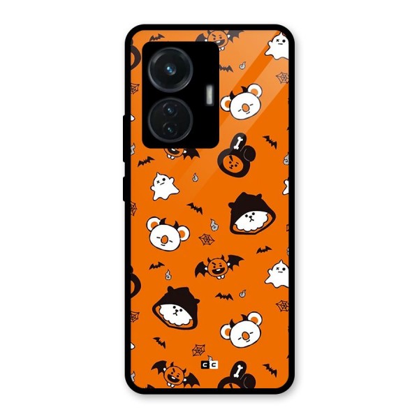 Amuse Halloween Glass Back Case for Vivo T1 44W