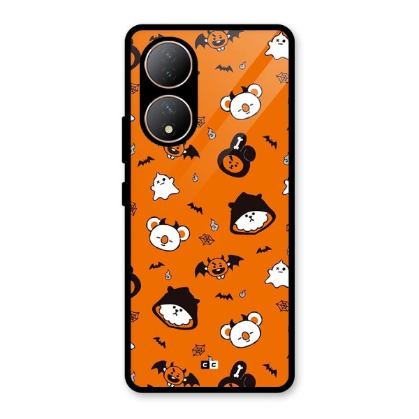 Amuse Halloween Glass Back Case for Vivo T2