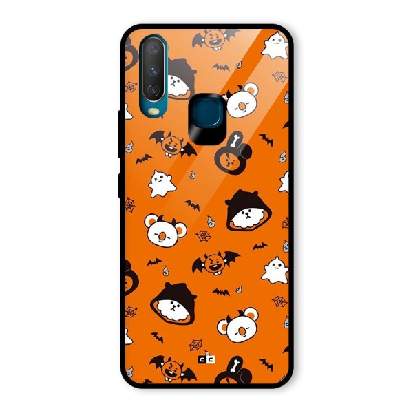 Amuse Halloween Glass Back Case for Vivo U10