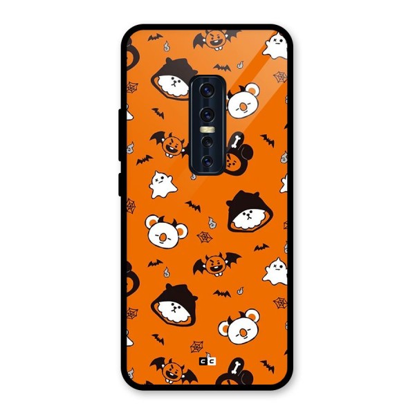 Amuse Halloween Glass Back Case for Vivo V17 Pro