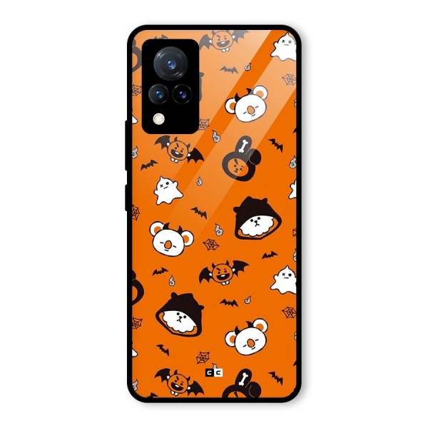 Amuse Halloween Glass Back Case for Vivo V21 5G