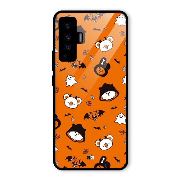 Amuse Halloween Glass Back Case for Vivo X50