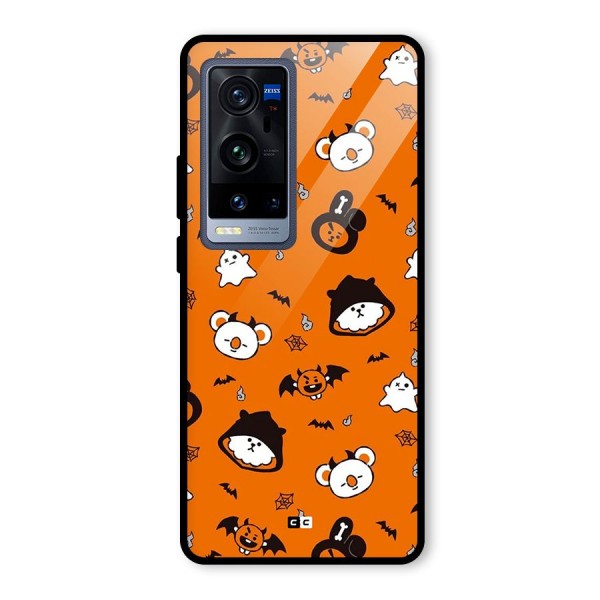 Amuse Halloween Glass Back Case for Vivo X60 Pro Plus